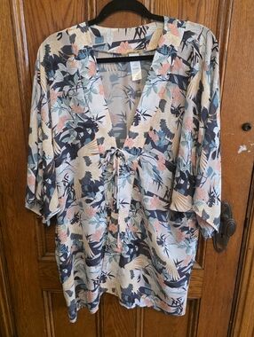 Ashley Graham X Swimsuits For All Kimono Coverup - XL